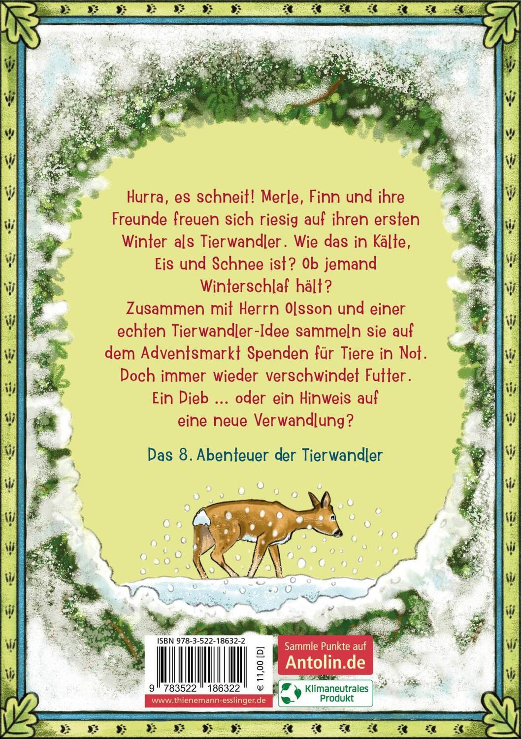 Rückseite: 9783522186322 | Die Tierwandler 8: Ein Pingu in der Patsche | Martina Baumbach | Buch