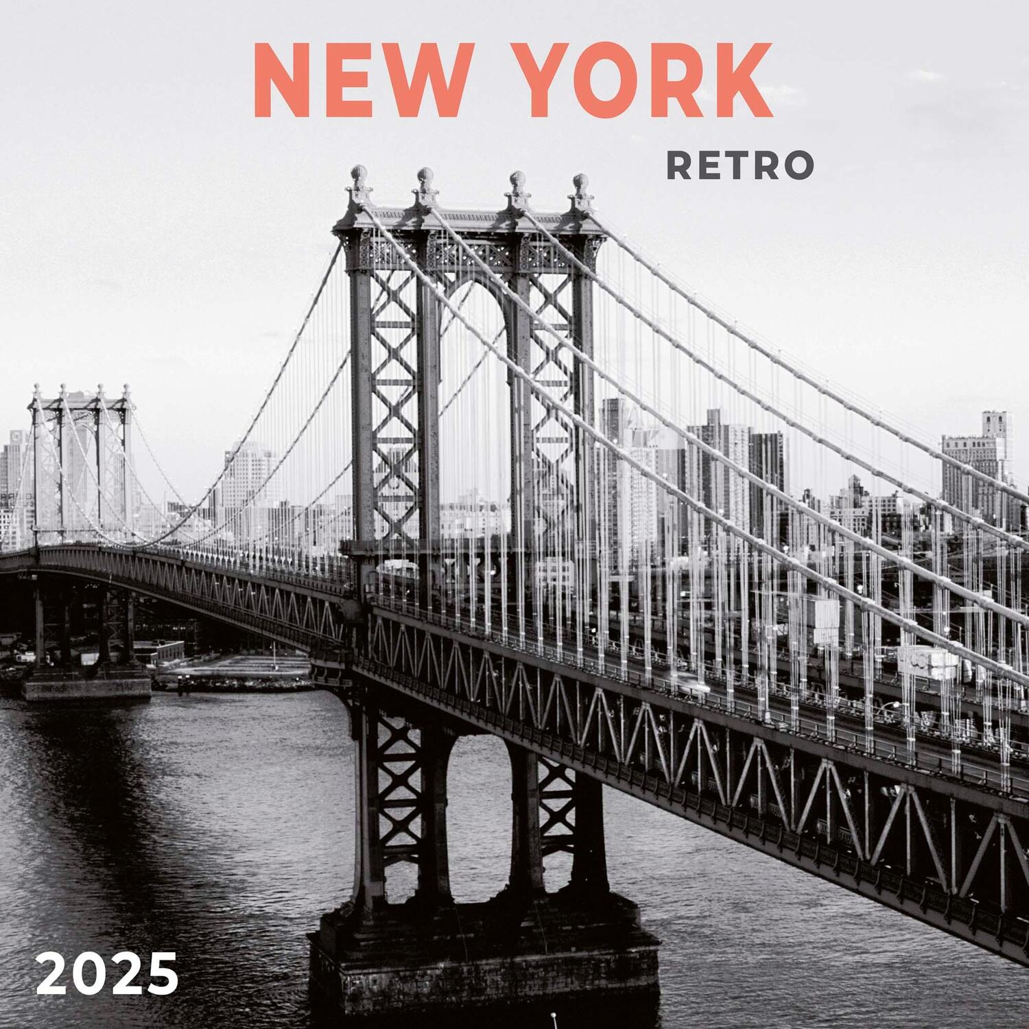 Cover: 9783959294898 | New York Retro 2025 | Kalender 2025 | Kalender | Artwork Edition