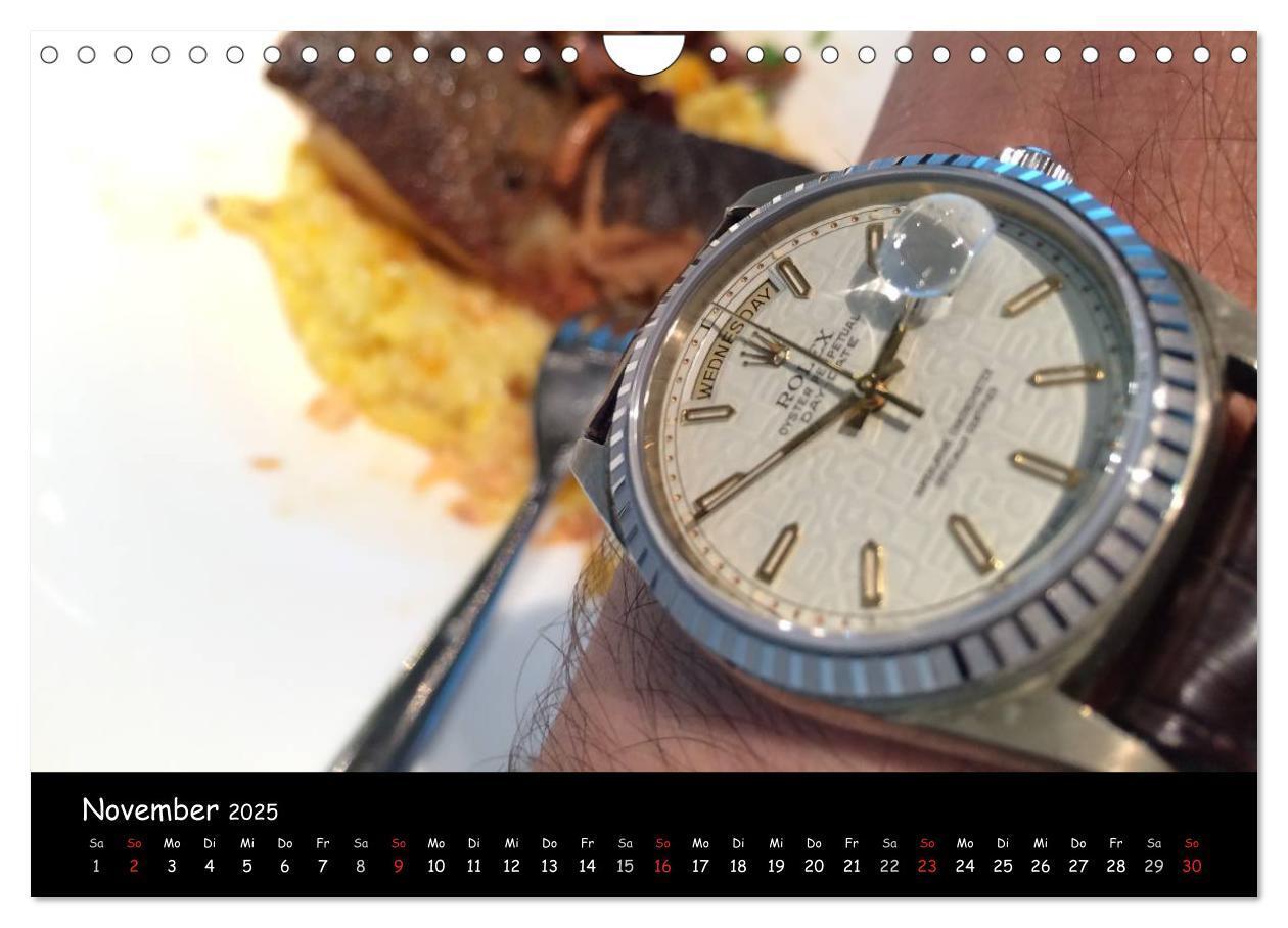 Bild: 9783435731251 | Watch Wristshots Worldwide (Wandkalender 2025 DIN A4 quer),...