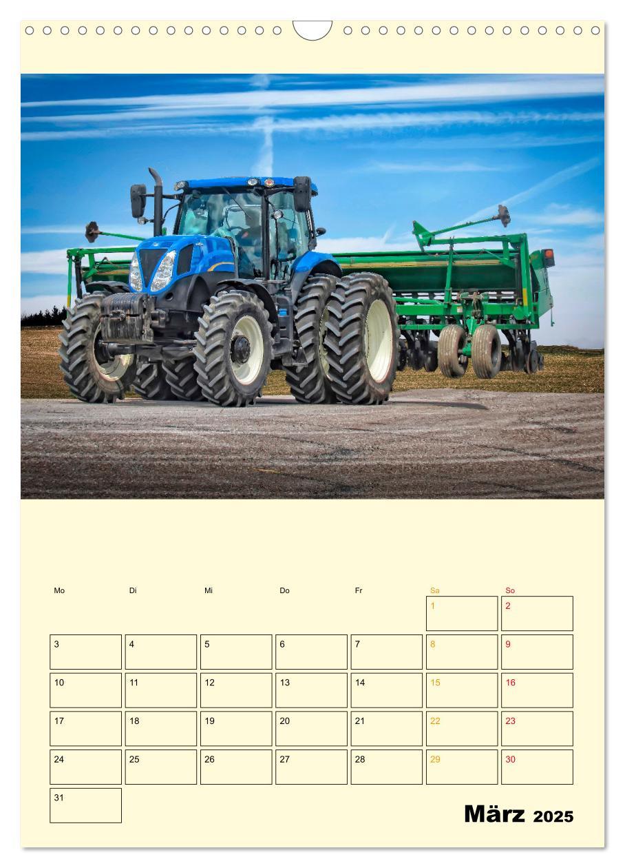 Bild: 9783435903481 | Traktor Giganten (Wandkalender 2025 DIN A3 hoch), CALVENDO...