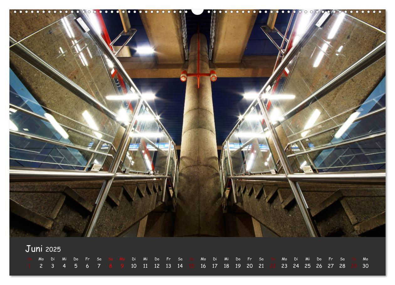 Bild: 9783435317141 | U-Bahn-Stationen des Westens (Wandkalender 2025 DIN A2 quer),...