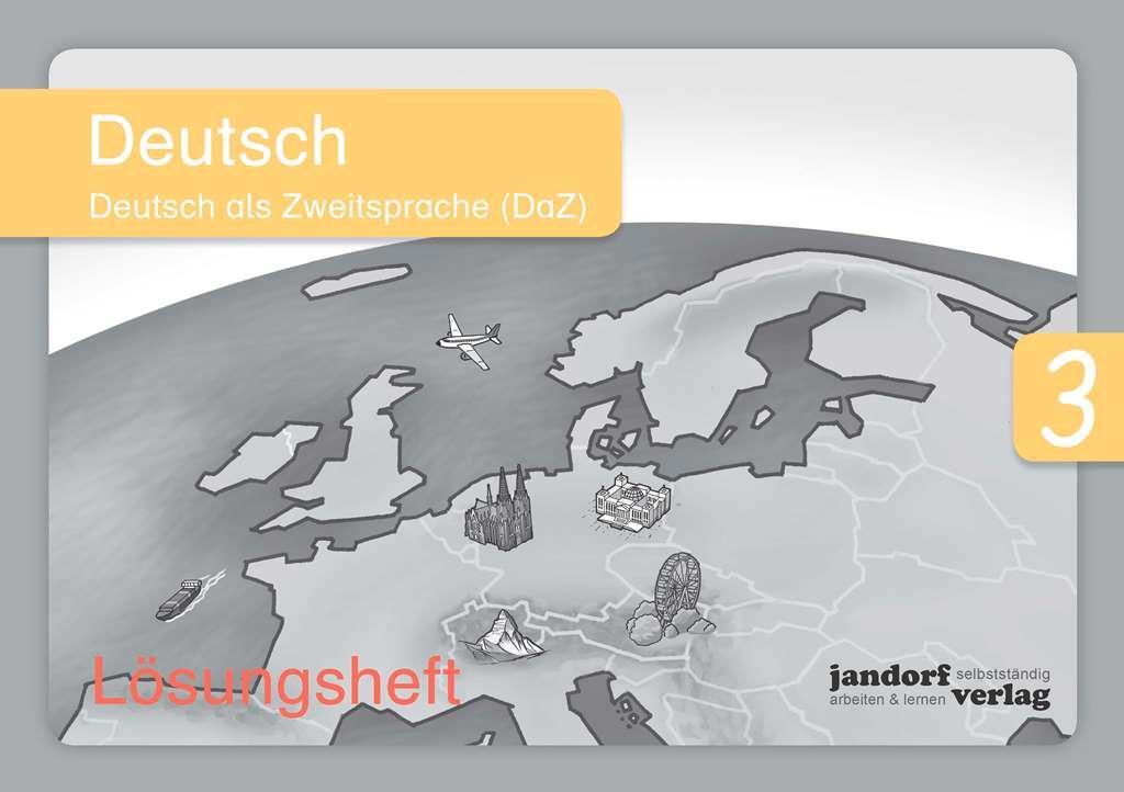 Cover: 9783960812135 | Deutsch 3 (DaZ) (Lösungsheft) | Deutsch als Zweitsprache | Broschüre