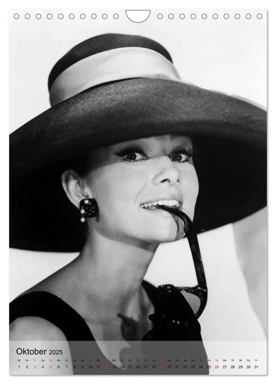 Bild: 9783457048047 | Hollywood-Diva - Audrey Hepburn (Wandkalender 2025 DIN A4 hoch),...