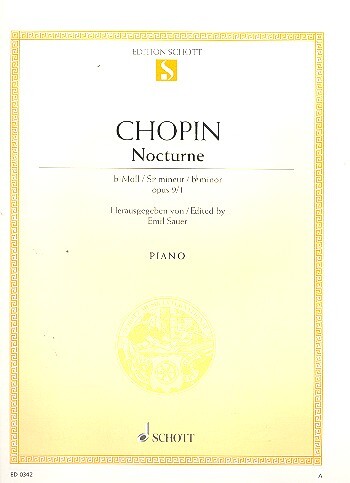 Cover: 9790001085694 | Nocturne b-Moll | op. 9/1. Klavier., Edition Schott Einzelausgabe