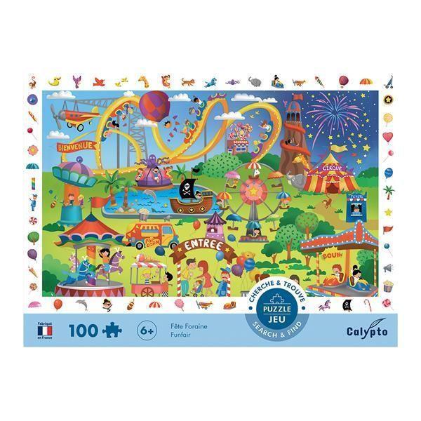 Bild: 3760124875027 | Calypto - Jahrmarkt 100 XL Teile Puzzle | Sentosphere | Spiel | 2023