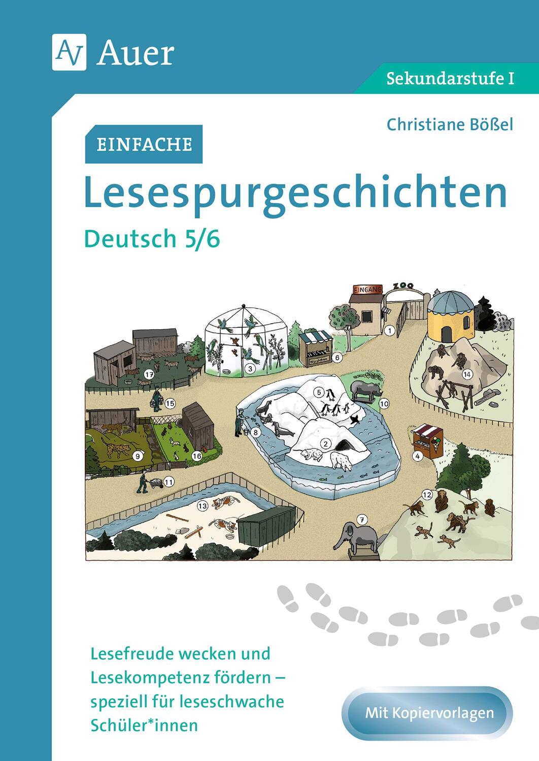 Cover: 9783403084143 | Einfache Lesespurgeschichten Deutsch 5-6 | Christiane Bößel | Deutsch
