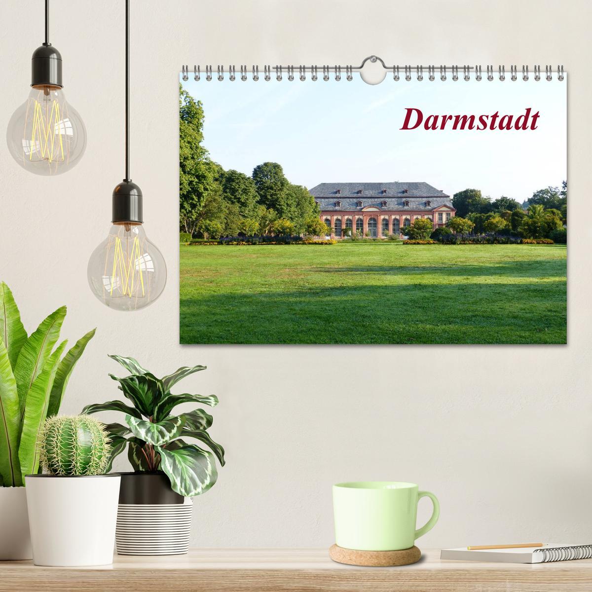 Bild: 9783435779826 | Darmstadt (Wandkalender 2025 DIN A4 quer), CALVENDO Monatskalender