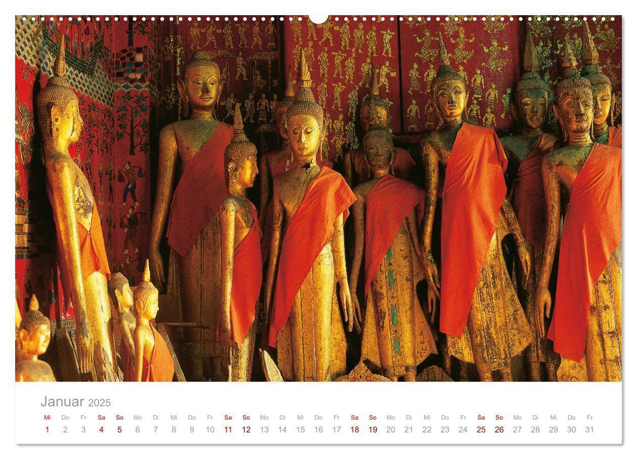 Bild: 9783383956980 | BUDDHA - Im Reich der Achtsamkeit (Wandkalender 2025 DIN A2 quer),...