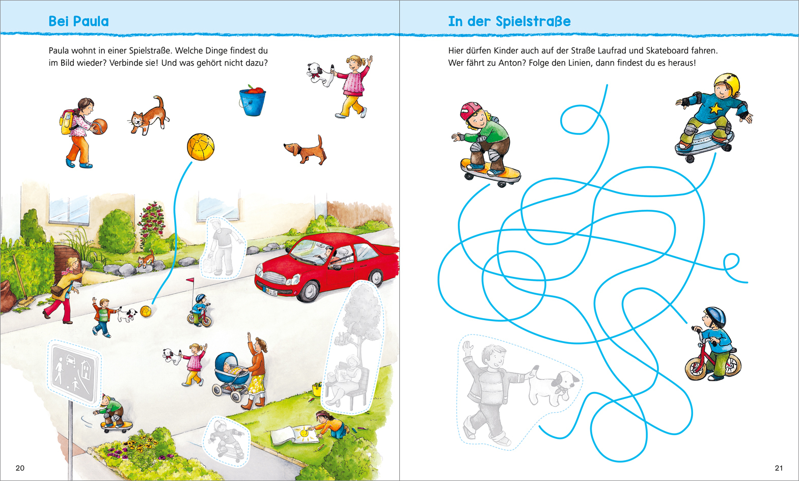 Bild: 9783788621421 | WAS IST WAS Kindergarten Malen Rätseln Stickern Unterwegs im...