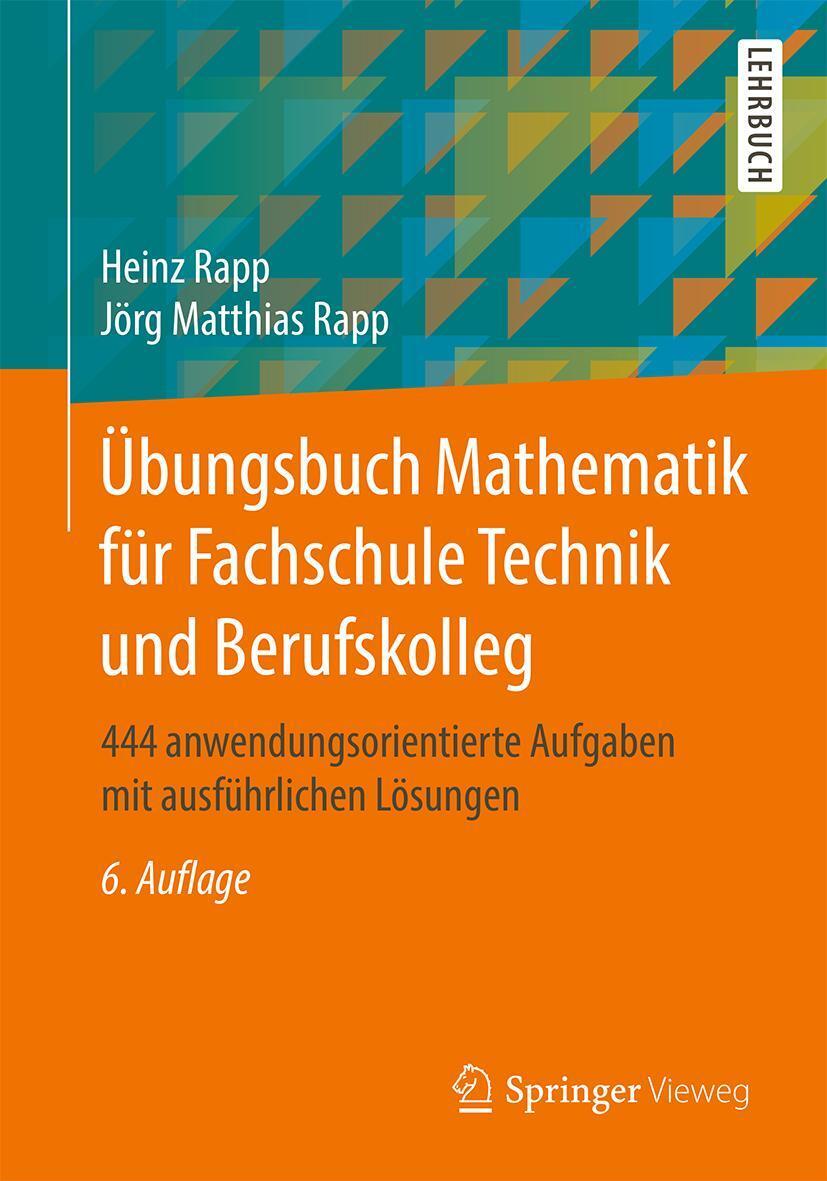 Cover: 9783658311070 | Übungsbuch Mathematik für Fachschule Technik und Berufskolleg | Buch