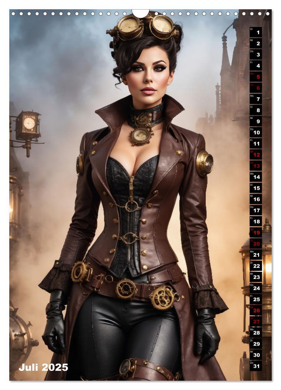 Bild: 9783435844784 | Steampunk Divas (Wandkalender 2025 DIN A3 hoch), CALVENDO...