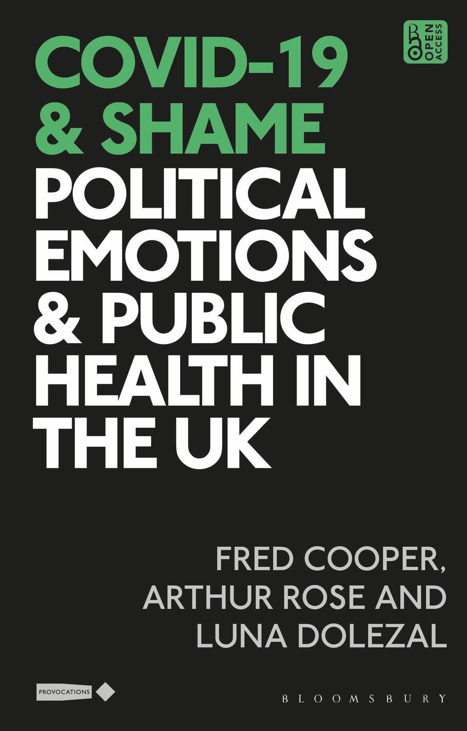 Cover: 9781350283404 | COVID-19 and Shame | Political Emotions and Public Health in the UK