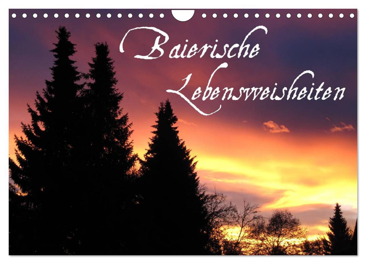 Cover: 9783383549878 | Baierische Lebensweisheiten (Wandkalender 2024 DIN A4 quer),...
