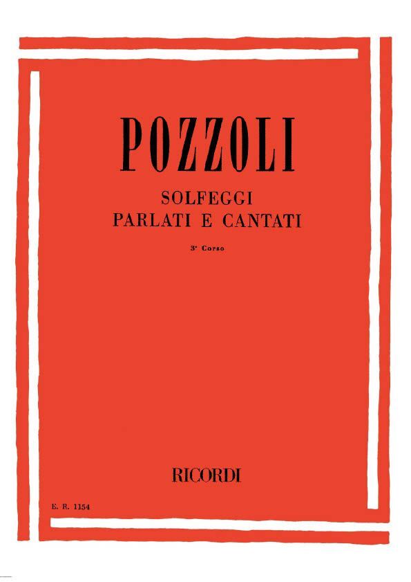 Cover: 9790041811543 | Solfeggi Parlati E Cantati | Iii Corso | Ettore Pozzoli | Buch