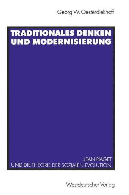 Cover: 9783531122489 | Traditionales Denken und Modernisierung | Taschenbuch | Paperback