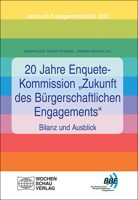 Cover: 9783734413575 | 20 Jahre Enquete-Kommission "Zukunft des Bürgerschaftlichen...