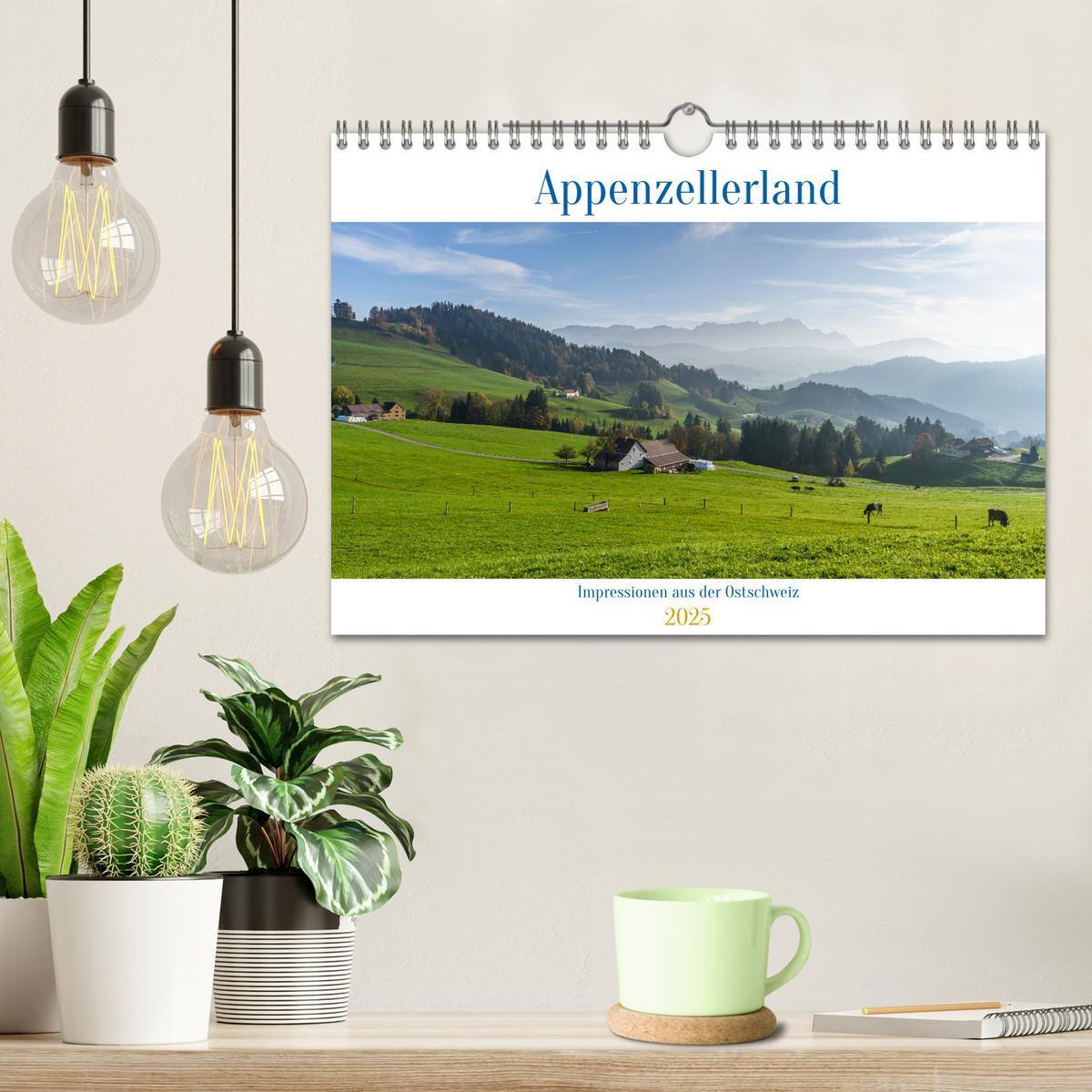 Bild: 9783435651023 | Appenzellerland (Wandkalender 2025 DIN A4 quer), CALVENDO...