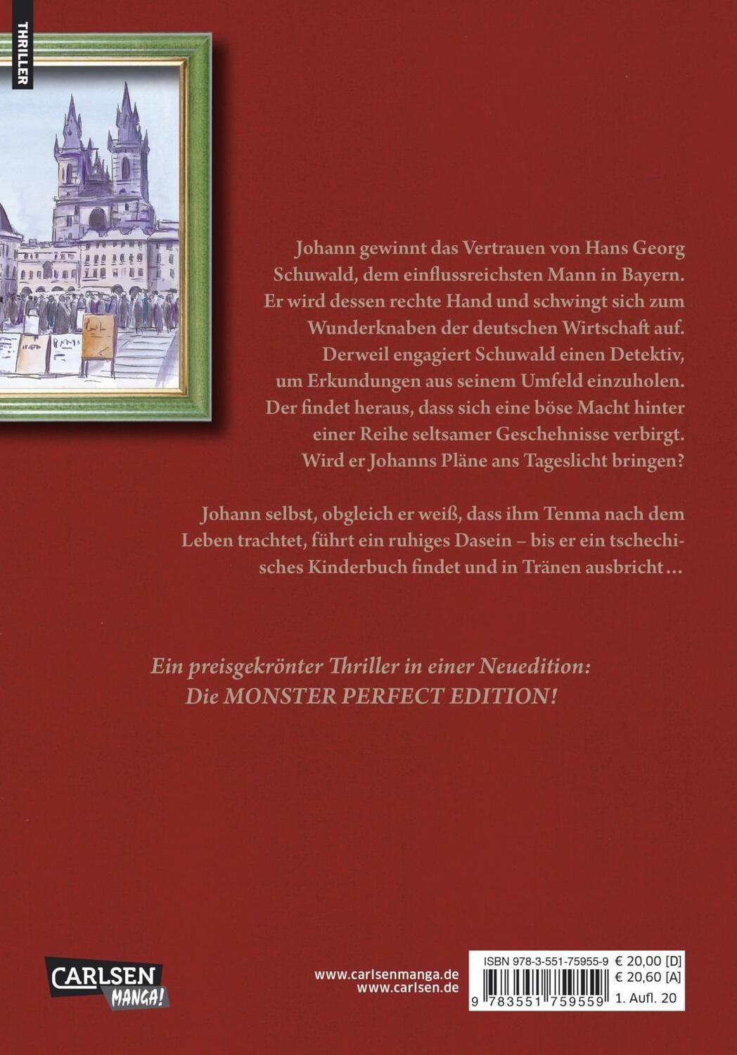 Rückseite: 9783551759559 | Monster Perfect Edition 4 | Naoki Urasawa | Taschenbuch | Deutsch