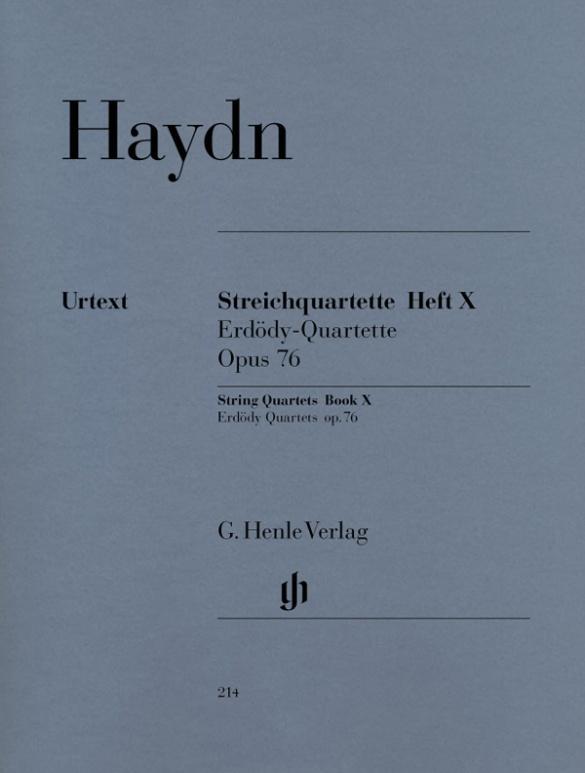 Cover: 9790201802145 | Haydn, Joseph - Streichquartette Heft X op. 76 (Erdödy-Quartette)