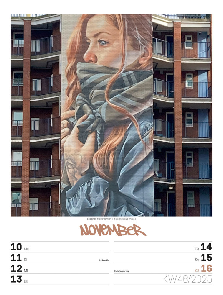 Bild: 9783838435299 | Street Art - Graffiti - Wochenplaner Kalender 2025 | Kunstverlag