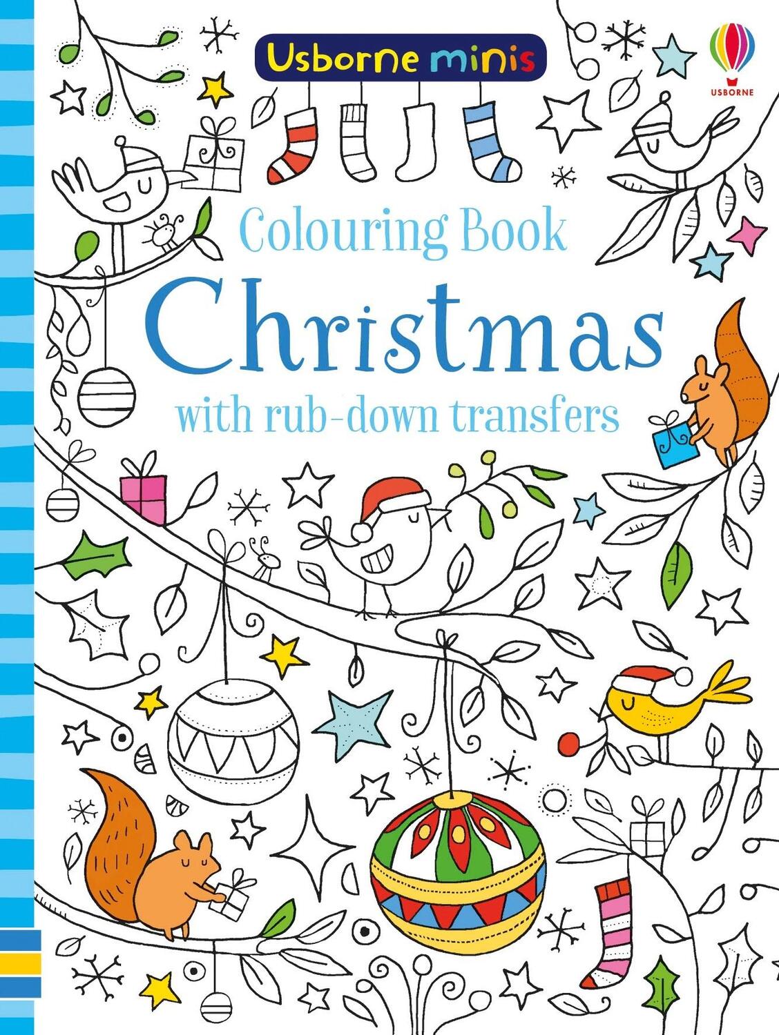 Cover: 9781474947718 | Colouring Book Christmas with rub-down transfers | Kirsteen Robson