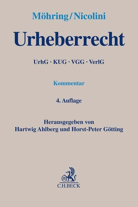 Cover: 9783406711572 | Urheberrecht (UrhR), Kommentar | UrhG, KUG, VGG, VerlG | Buch | 2018