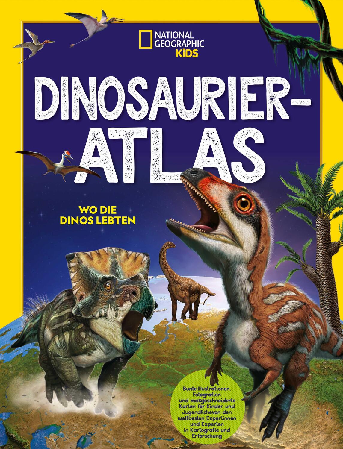 Cover: 9788863125450 | Dinosaurier-Atlas: Wo die Dinos lebten | National Geographic Kids