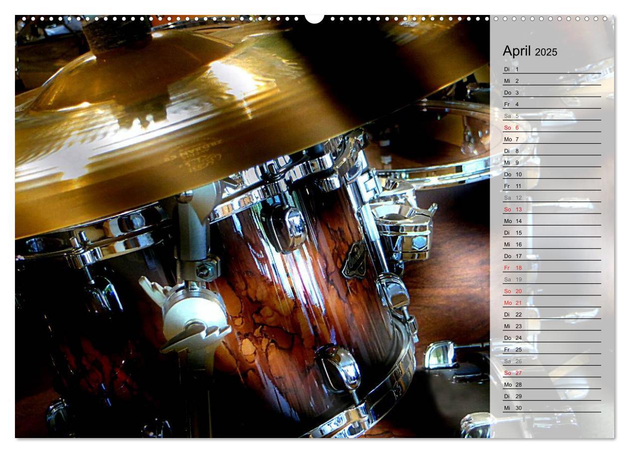 Bild: 9783435424474 | Schlagzeug onstage (Wandkalender 2025 DIN A2 quer), CALVENDO...