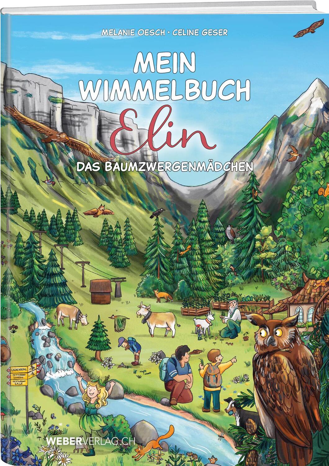 Cover: 9783038185116 | Mein Wimmelbuch Elin das Baumzwergenmädchen | Celine Geser (u. a.)