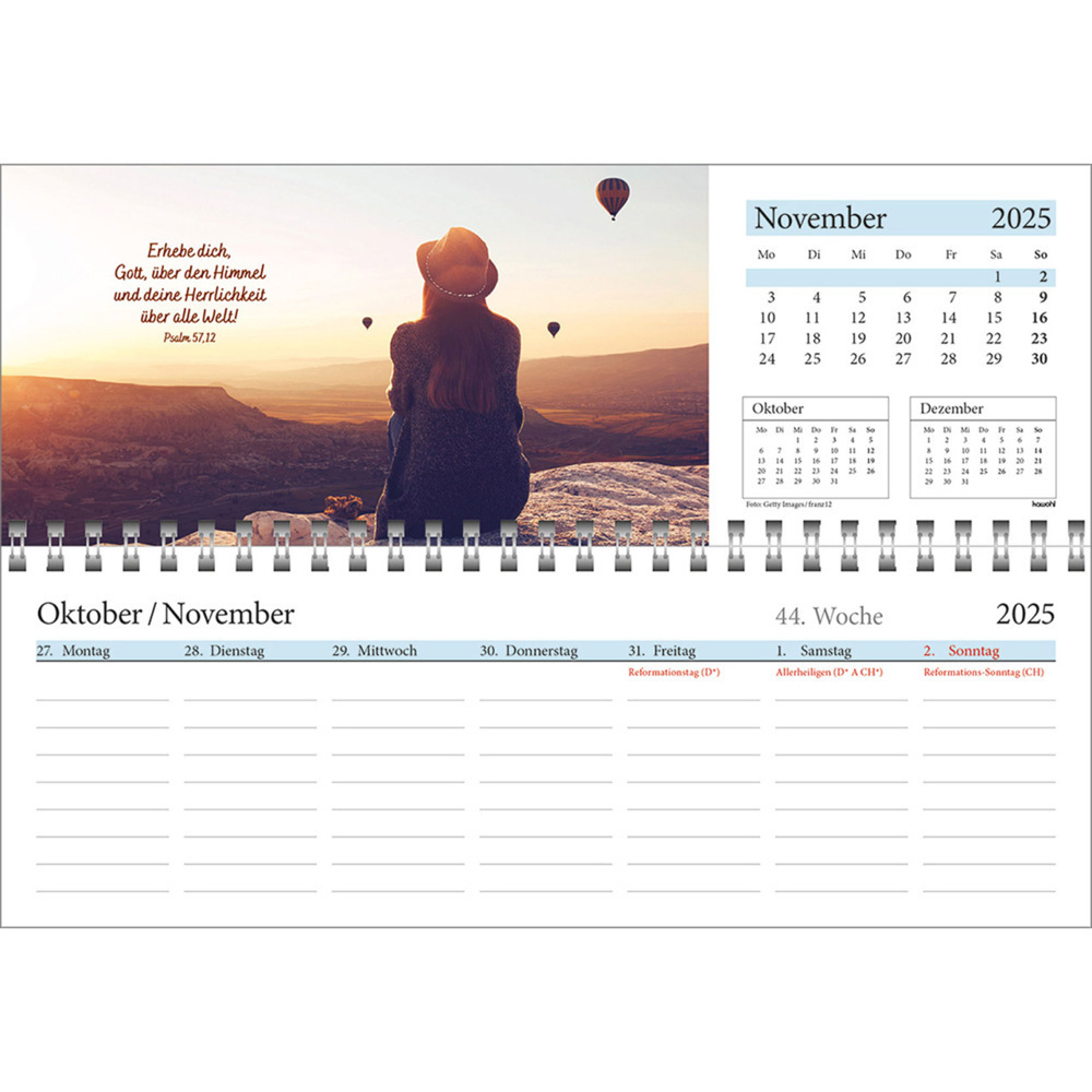 Bild: 9783754825457 | In deine Hand leg ich den Tag 2025 | Wochen-Tischkalender | Kalender