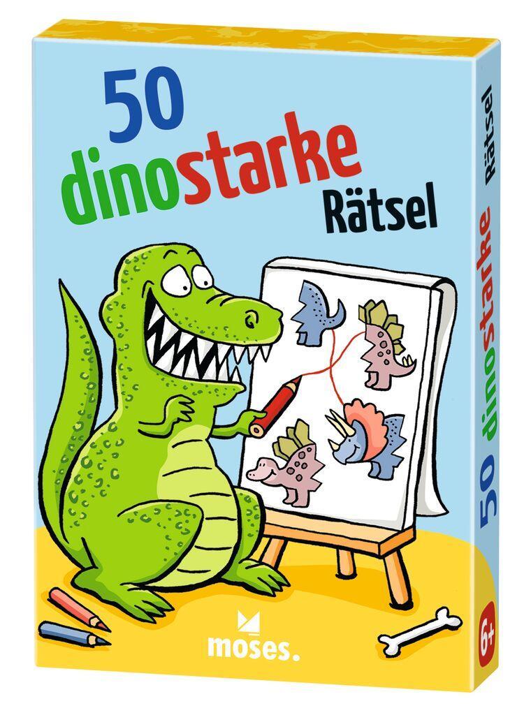 Cover: 4033477302502 | 50 Dinosstarke Rätsel | Charlotte Wagner (u. a.) | Spiel | 50 S.