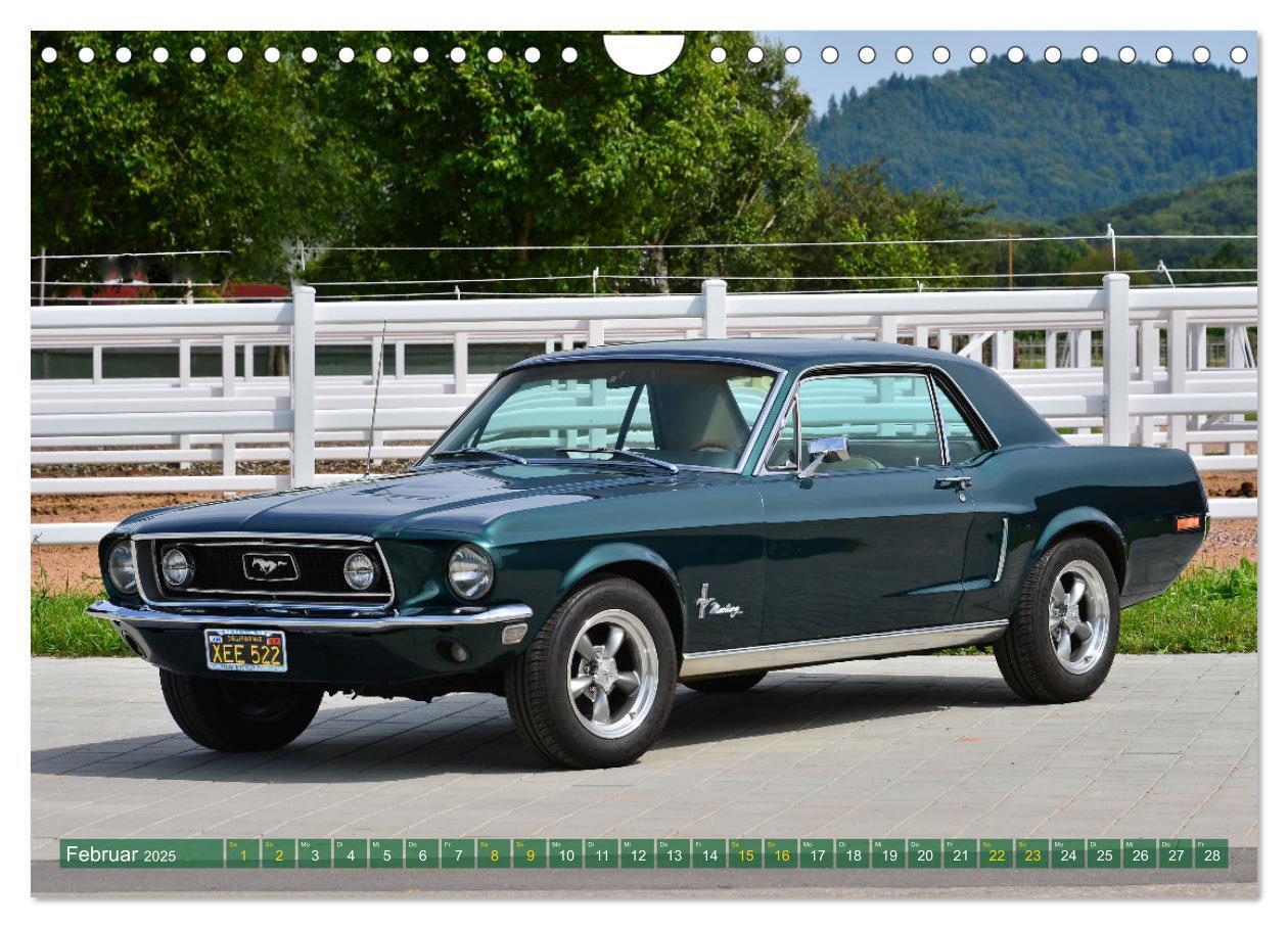 Bild: 9783435029334 | Ein Pony zum verlieben - Ford Mustang 1968 (Wandkalender 2025 DIN...