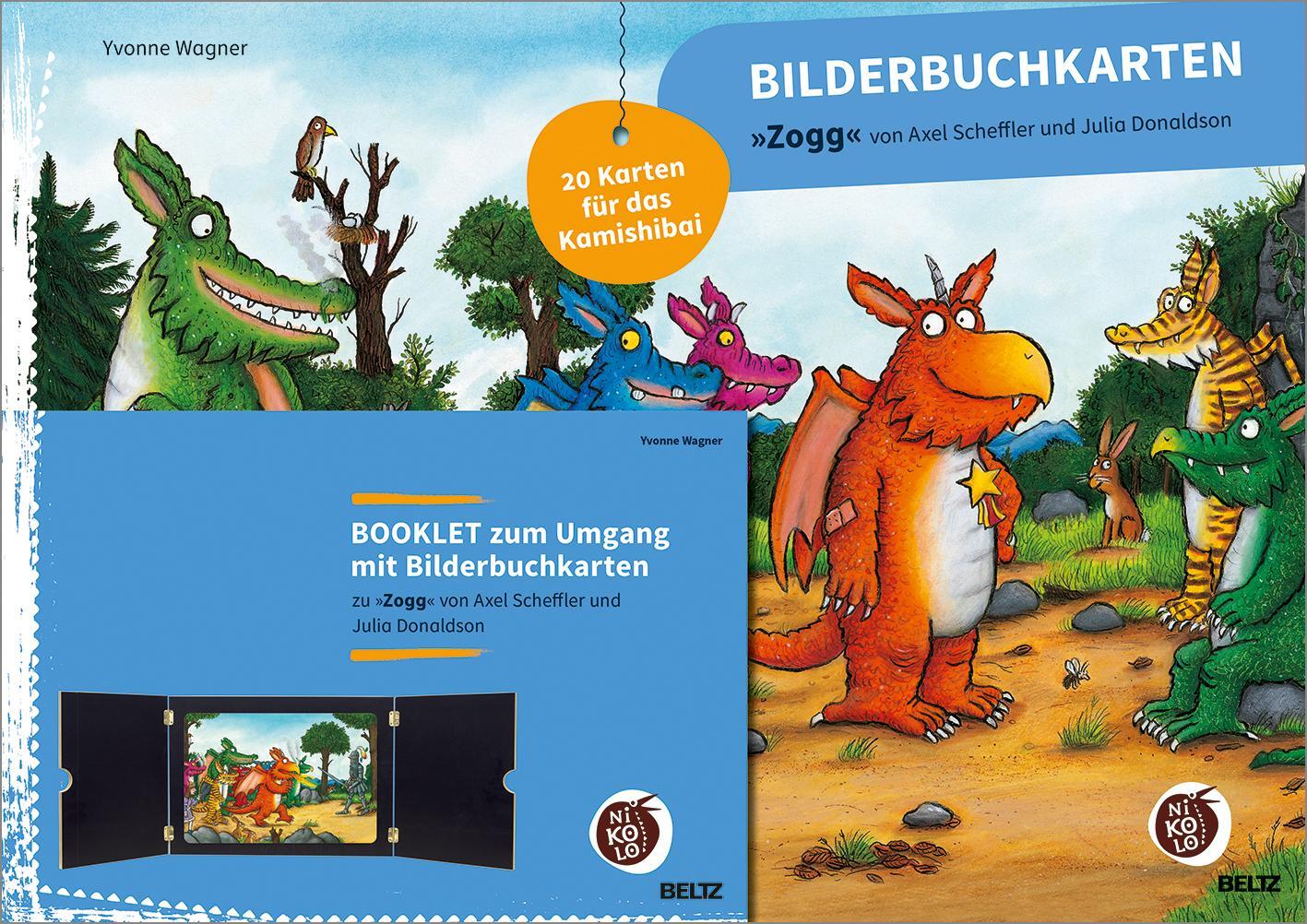 Cover: 4019172600150 | Bilderbuchkarten »Zogg« von Axel Scheffler und Julia Donaldson | Box