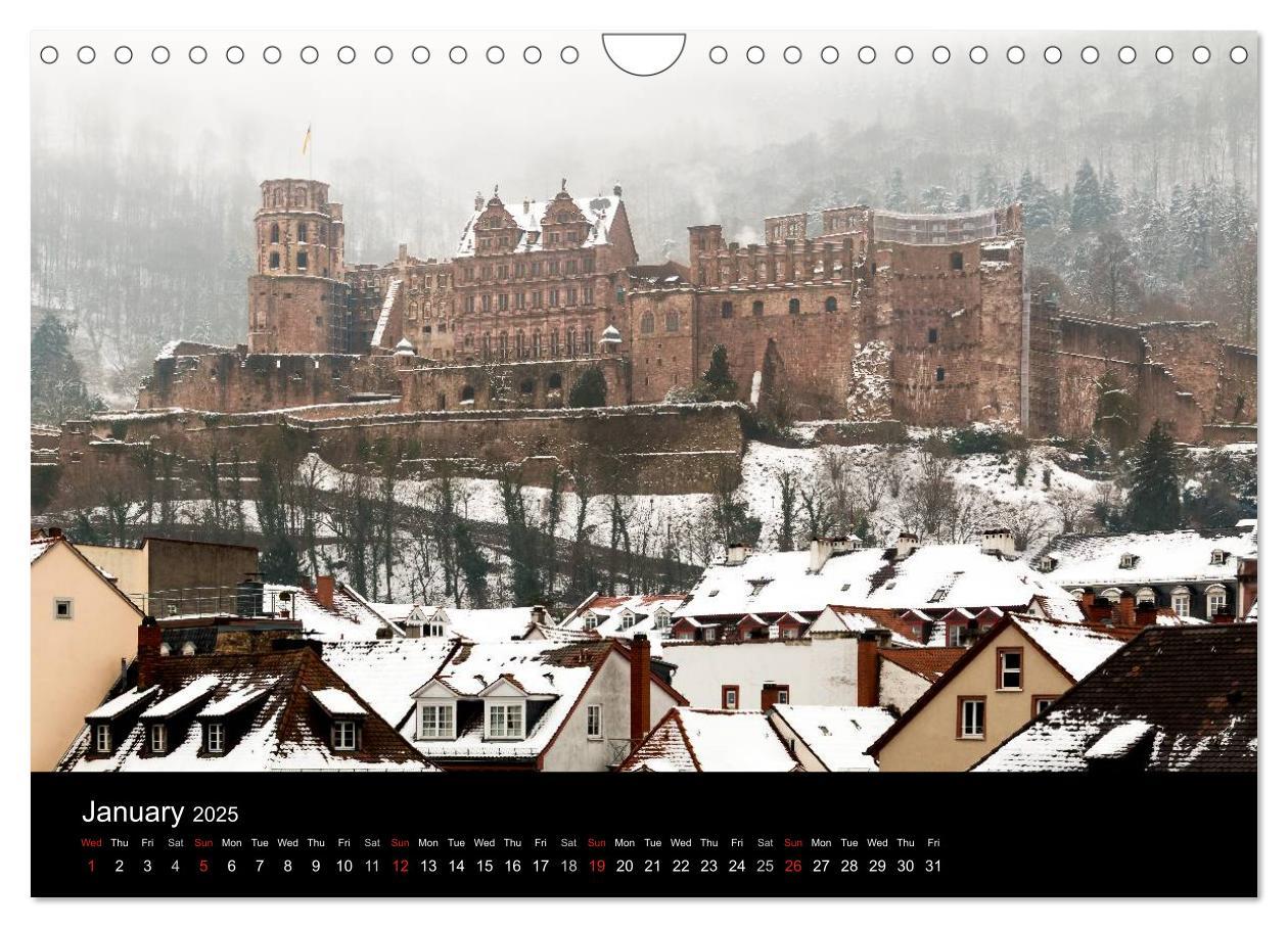 Bild: 9781325958306 | Heidelberg - Views of a City (Wall Calendar 2025 DIN A4 landscape),...