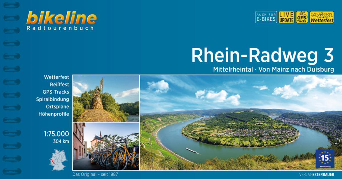 Cover: 9783711100900 | Rhein-Radweg / Rhein-Radweg Teil 3 | Esterbauer Verlag | Taschenbuch