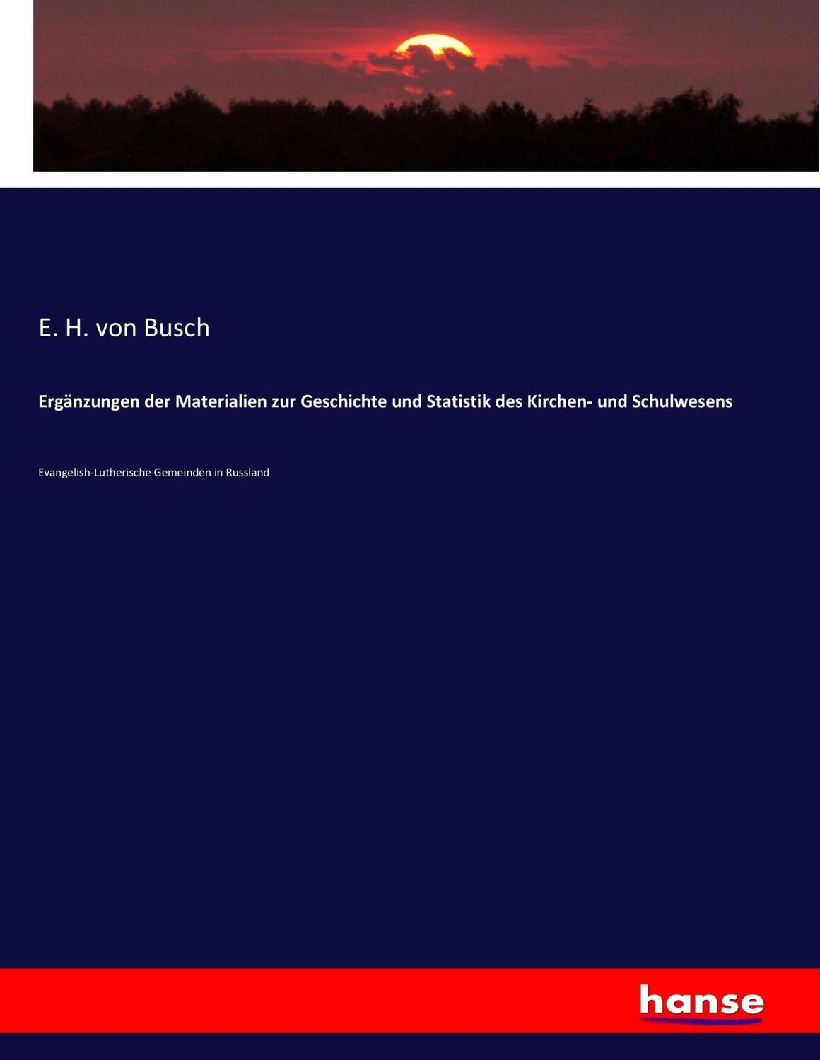 Cover: 9783743614505 | Ergänzungen der Materialien zur Geschichte und Statistik des...