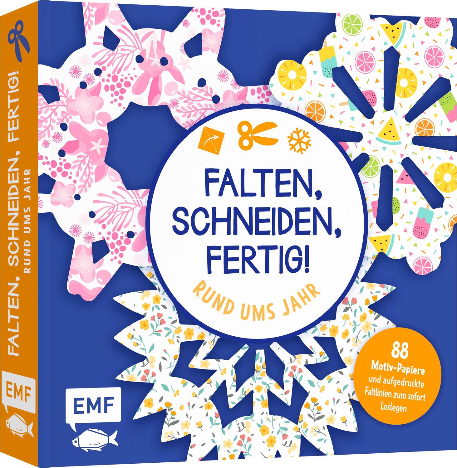 Cover: 9783745917543 | Bastelblock: Falten, Schneiden, fertig! Rund ums Jahr | Ina Mielkau