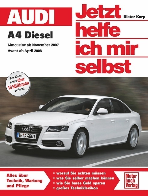 Cover: 9783613029248 | Audi A4 Diesel | Dieter Korp | Taschenbuch | 272 S. | Deutsch | 2009