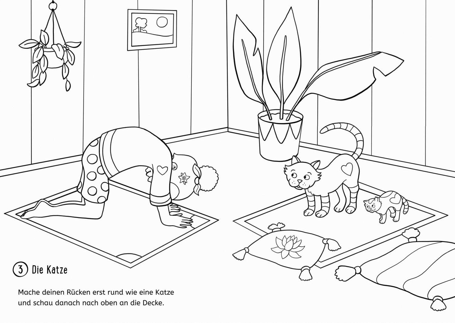 Bild: 9783551191601 | Mein erstes Yoga-Malbuch | Mal- und Bewegungsspaß ab 3 Jahren | Buch