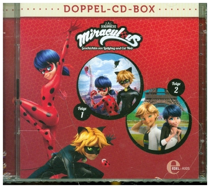 Cover: 4029759127604 | Miraculous - Miraculous-Doppel-Box. Box.1, 2 Audio-CD | Folge 1+2 | CD