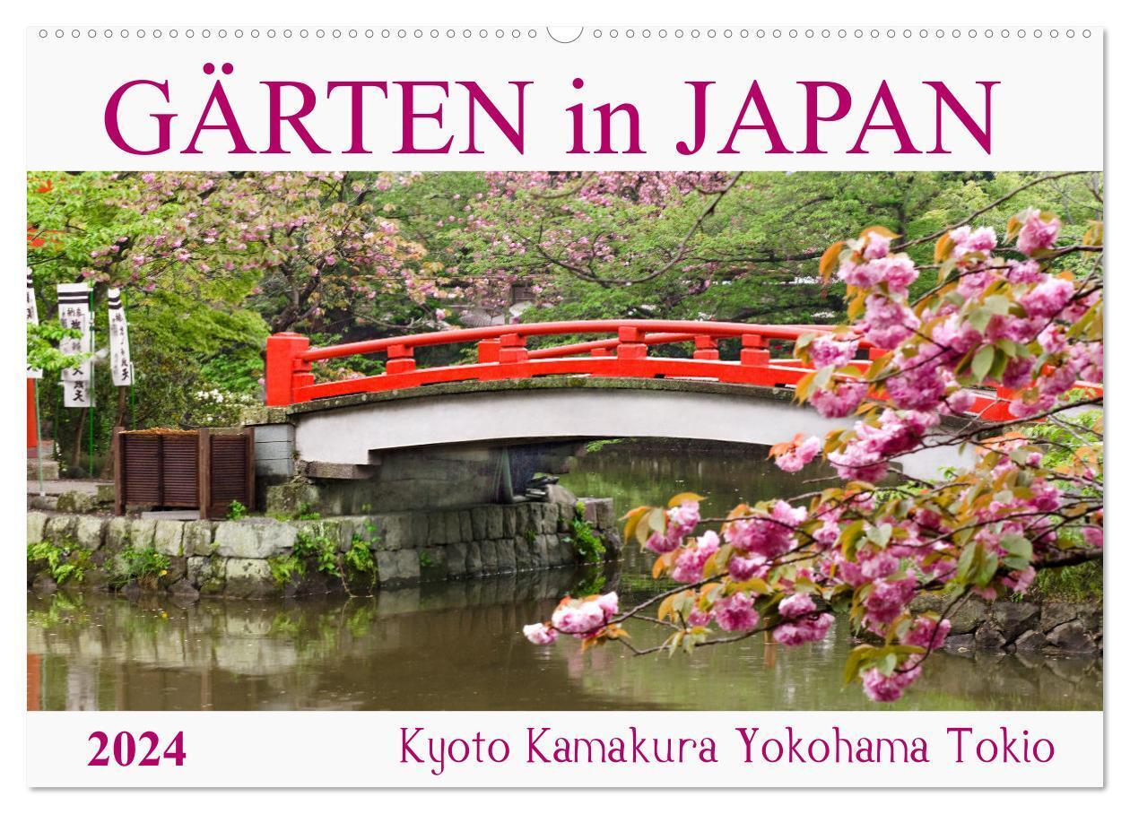Cover: 9783675772854 | Gärten in Japan (Wandkalender 2024 DIN A2 quer), CALVENDO...
