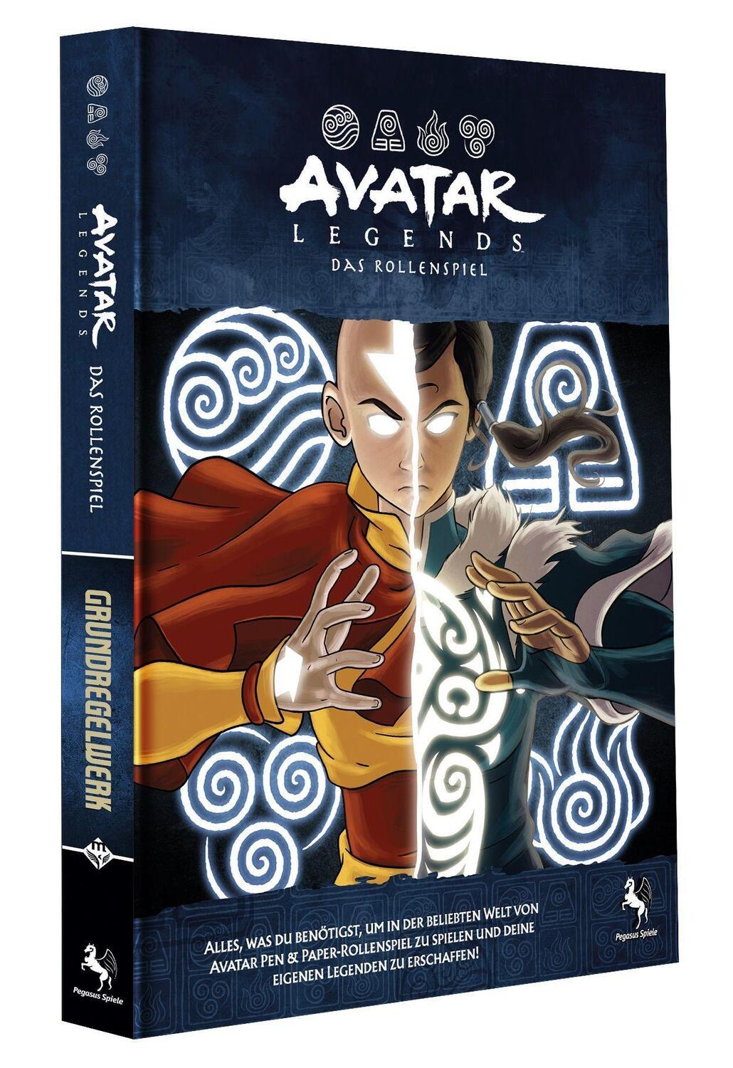 Cover: 9783969280942 | Avatar Legends - Das Rollenspiel: Grundregewerk (Hardcover) | Buch