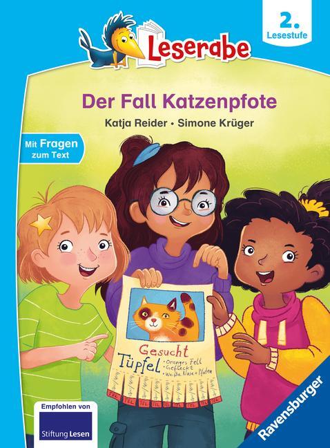 Cover: 9783473462889 | Der Fall Katzenpfote - Leserabe ab 2. Klasse - Erstlesebuch für...