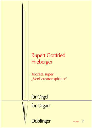Cover: 9790012200741 | Toccata super Veni Creator Spiritus | Rupert Gottfried Frieberger