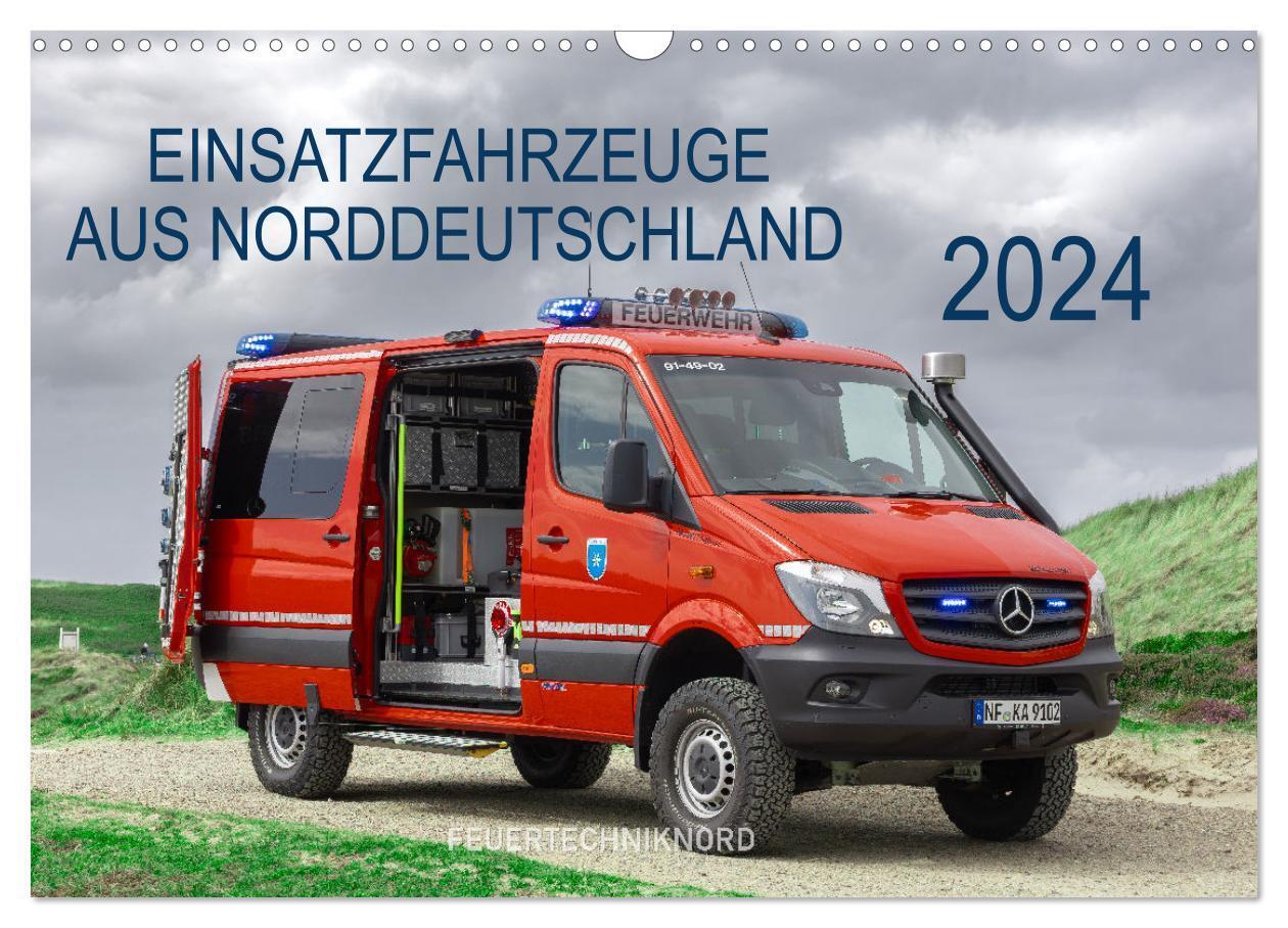 Cover: 9783383717956 | Einsatzfahrzeuge aus Norddeutschland (Wandkalender 2024 DIN A3...
