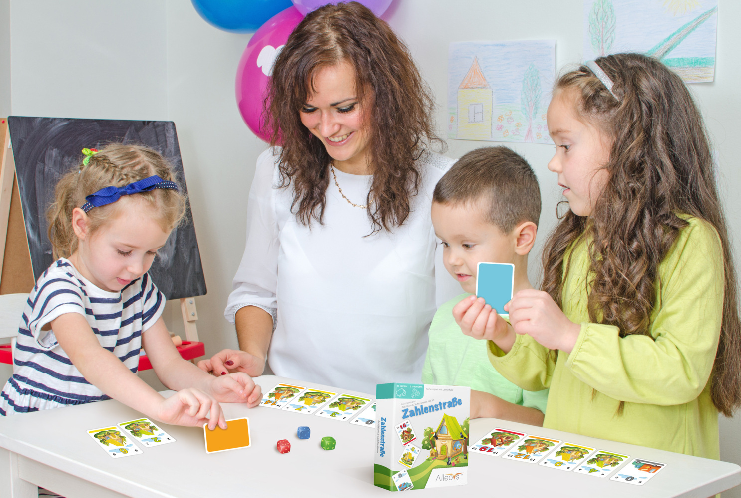 Bild: 4270001396761 | Zahlenstraße - Lernspiel Addition und Subtraktion bis 50 (Kinderspiel)