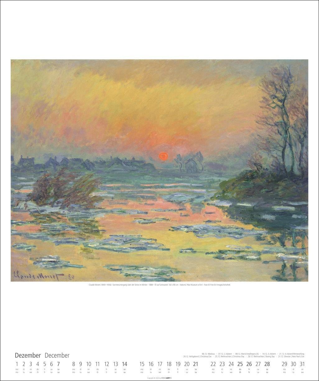 Bild: 9783839900178 | Claude Monet Kalender 2025 | Kalender | Spiralbindung | 14 S. | 2025