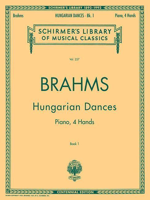 Cover: 9780793517749 | Hungarian Dances - Book I: Schirmer Library of Classics Volume 257...