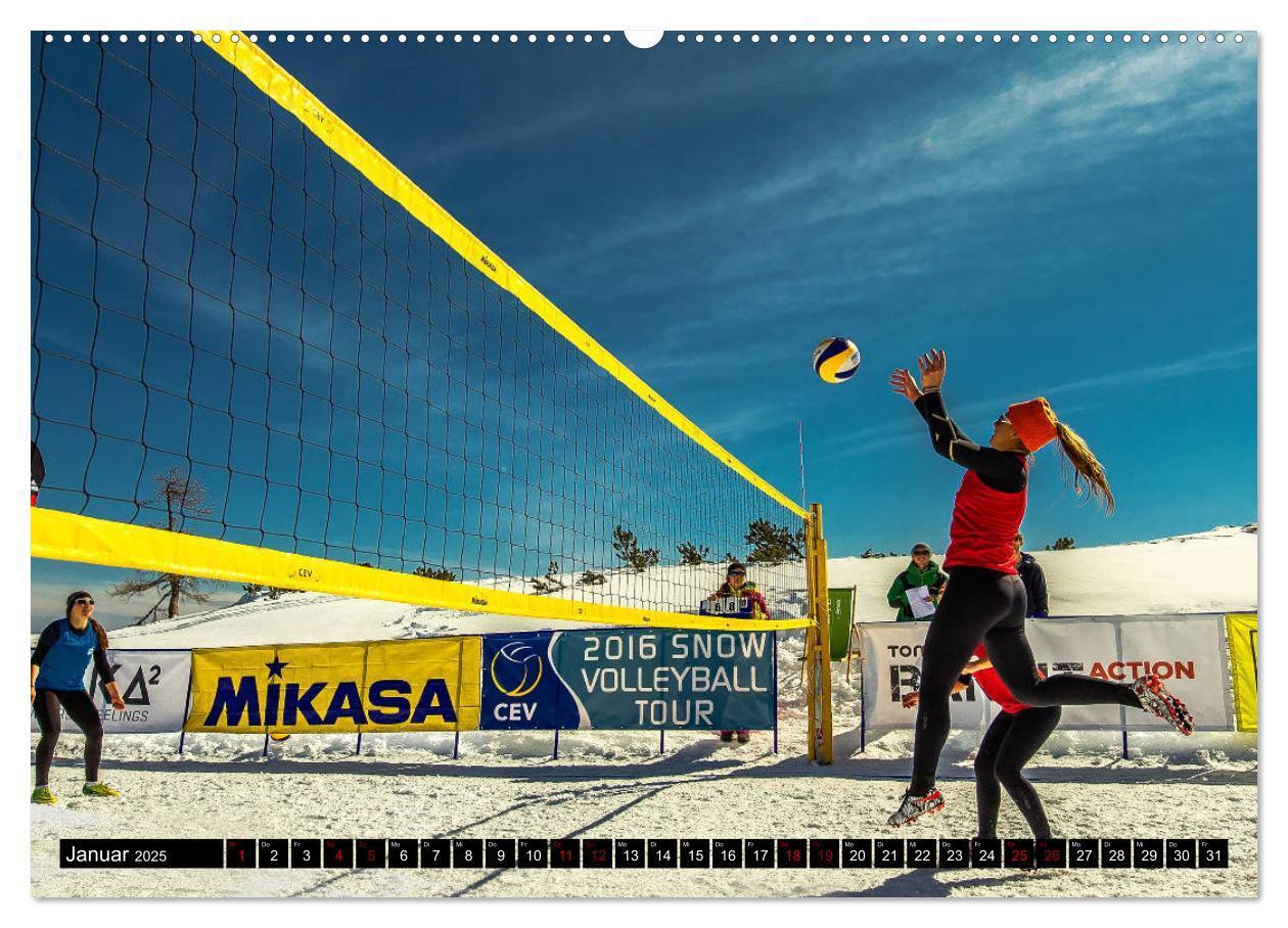 Bild: 9783435419692 | Volleyball Action (Wandkalender 2025 DIN A2 quer), CALVENDO...