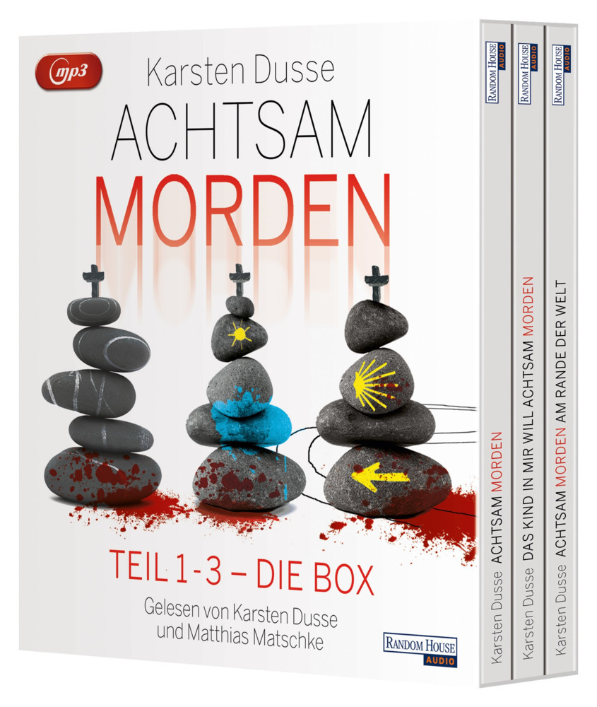 Cover: 9783837162516 | Achtsam morden - Die Box, 3 Audio-CD, 3 MP3 | Karsten Dusse | Audio-CD